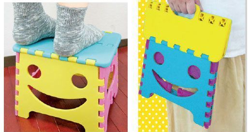 ★是收納箱也是玩具★ 日本 U-COMPANY 童趣收納箱Ｘ折疊小凳子