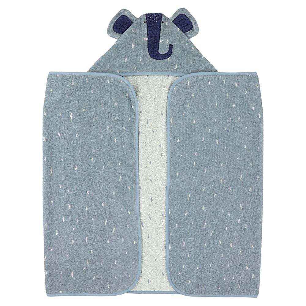 比利時 Trixie - 動物造型有機棉連帽浴巾-逗趣小象