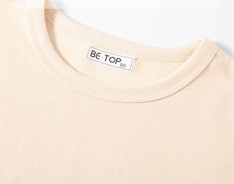 純棉圓領薄長袖上衣-造型工程車-灰+綠+杏