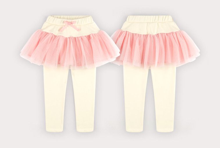 韓國 HEJMINI - (內刷毛)層次蓬蓬網紗褲裙