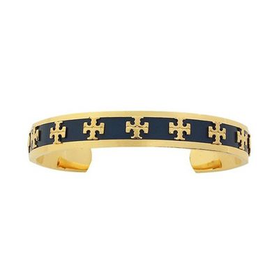TORY BURCH - 雙T-LOGO手環 (黑色)