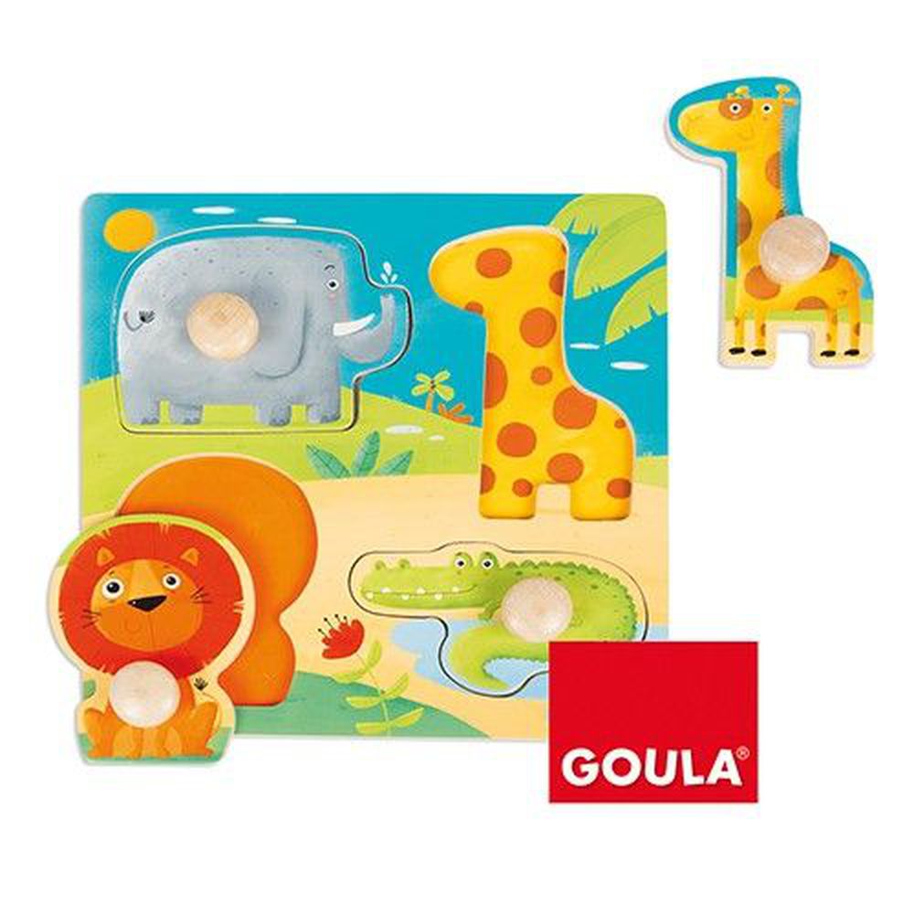 西班牙 GOULA - 野生動物拼圖-1歲以上