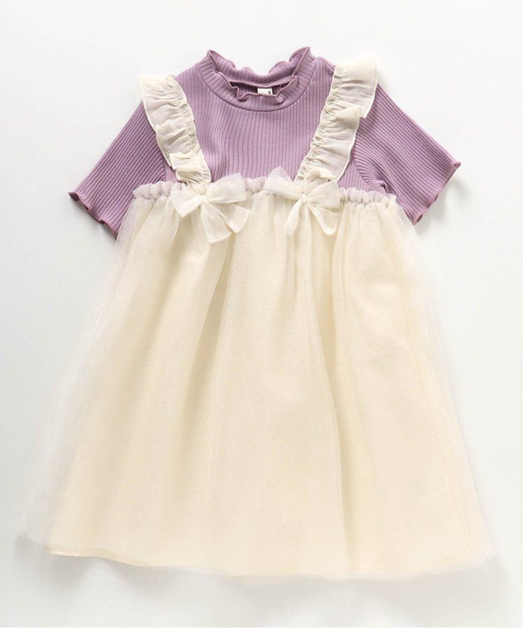 日本 apres les cours - 歐風夢幻澎澎紗裙洋裝-米杏x水藍