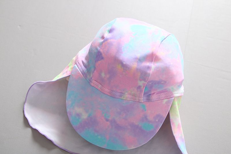 女寶防曬長袖連身泳裝套裝(附帽子)-萌萌獨角獸-紫色