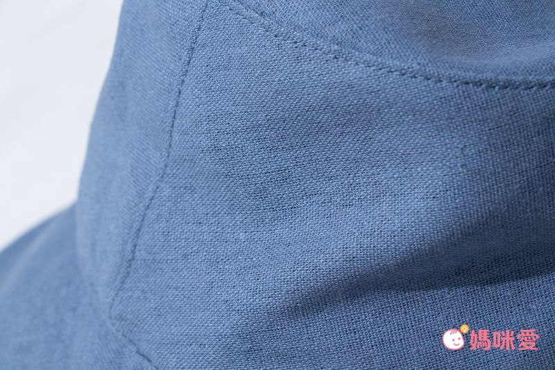 日本 Loo&c - 100%遮光抗UV涼感遮陽帽(附帽帶)-編織滾邊-黑