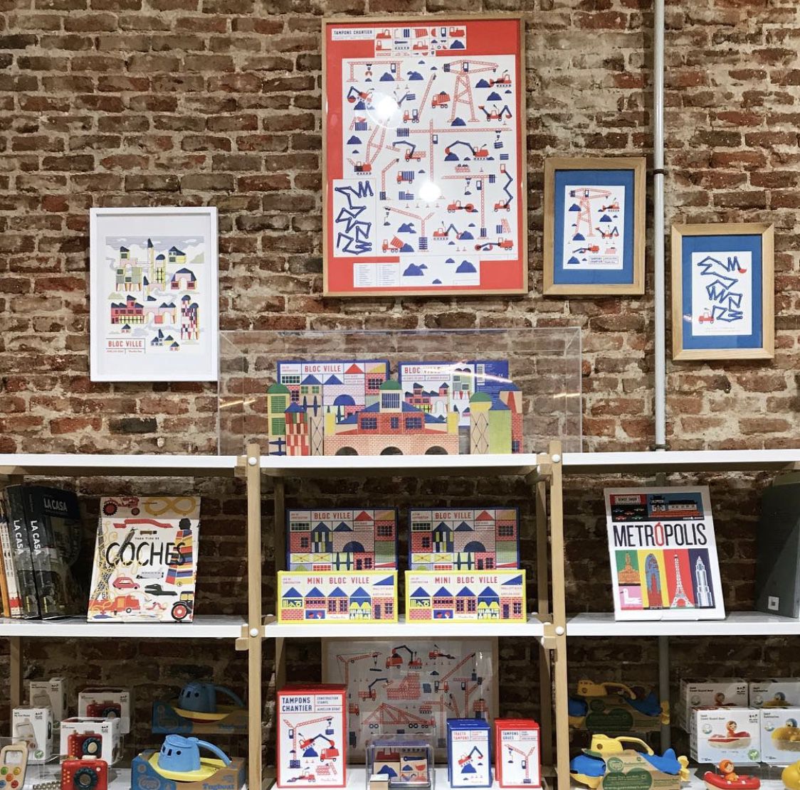 Moulin Roty - 木質印章遊戲組-挖土機