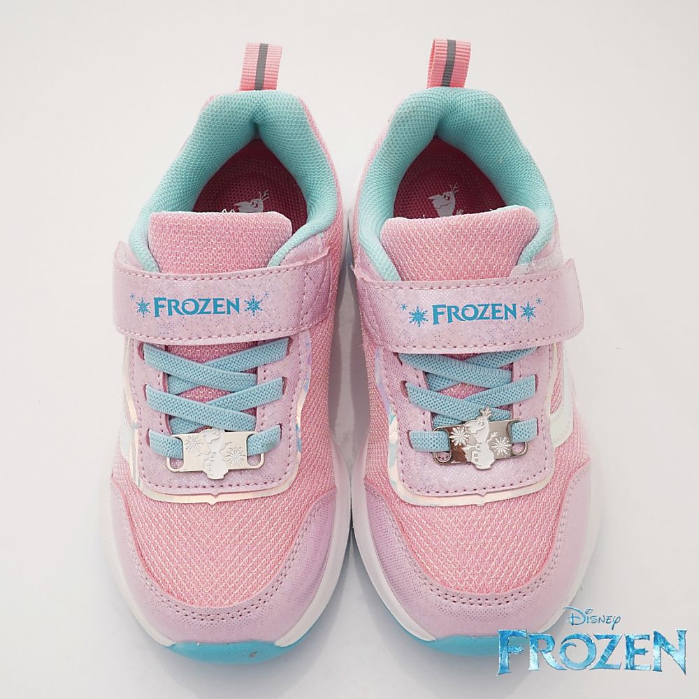 台灣製冰雪奇緣電燈運動款(中小童段)-運動鞋-粉