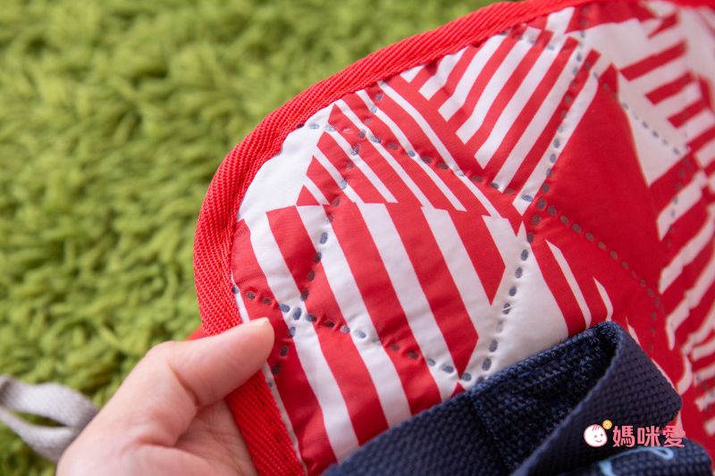 日本現代百貨 - 可機洗 撥水加工衍縫野餐墊(4-5人)-幾何三角-藍 (L(140x180cm))