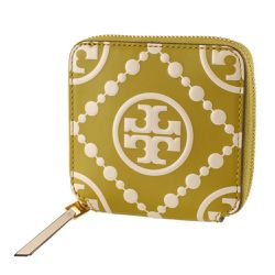 TORY BURCH - 經典LOGO對開短夾 (綠色)