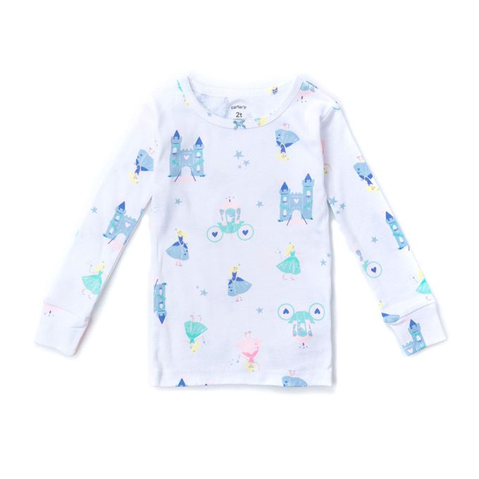 美國 Carter's - 公主與城堡長袖+長褲2件組 (2 T)