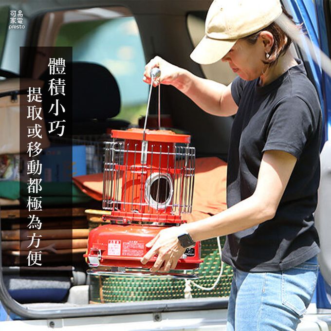 Sengoku 千石 - 日本千石阿拉丁卡式瓦斯暖爐 露營界知名時尚潮流品-一般版-紅