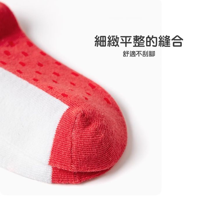 腳ㄚ子 - 幼/兒童棉質中筒襪 童襪 襪子 棉襪 兒童襪-草莓蛋糕