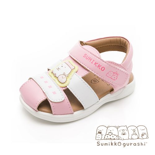 角落小夥伴 童鞋 寶寶涼鞋 SGKT20159-柔軟舒適大底-白粉-(寶寶段)