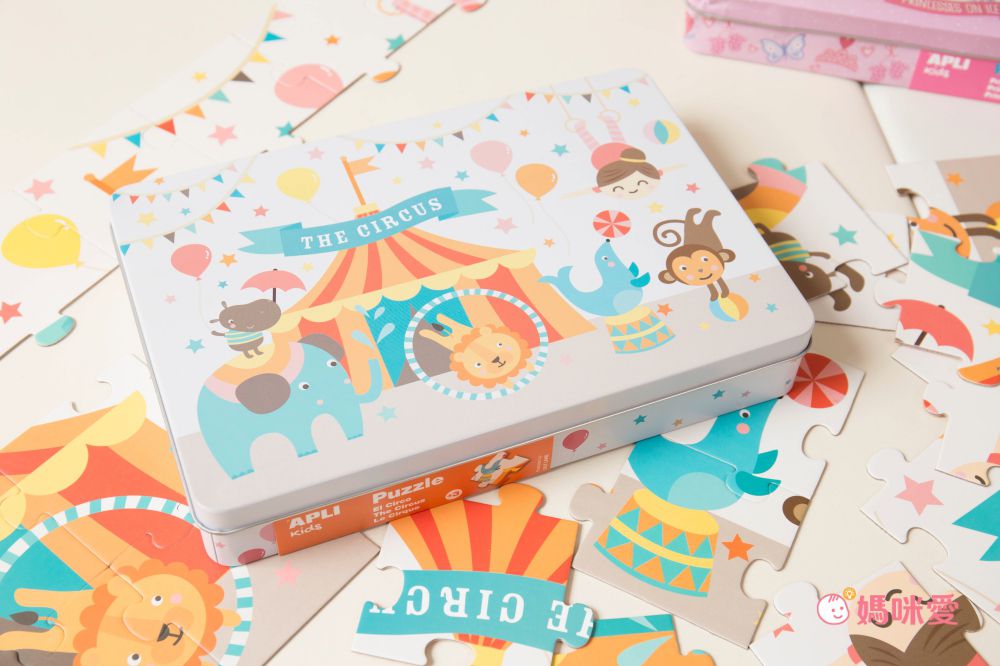 熱銷補貨到【西班牙 APLI 】初階拼圖／旅行遊戲卡／馬賽克拼貼