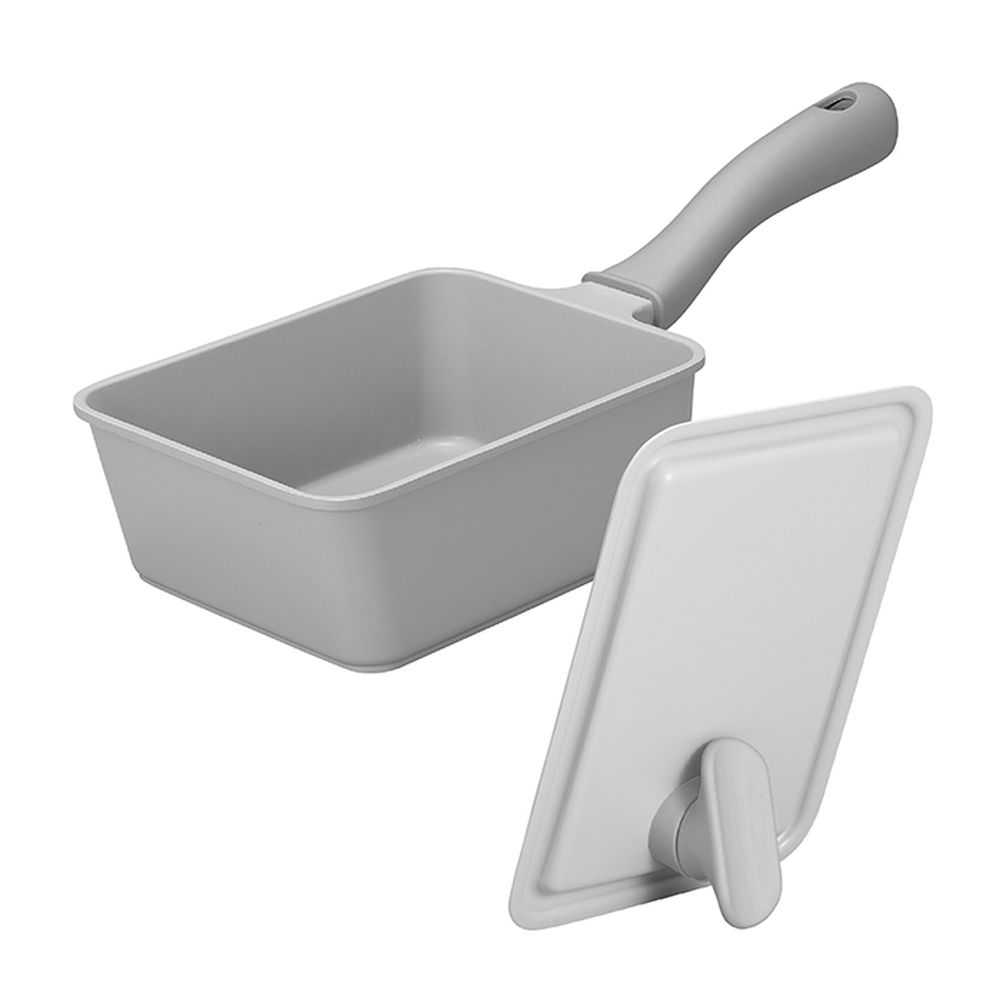 copan Supot系列 IH爐輕量方型料理鍋13x18cm(附蓋)-590g