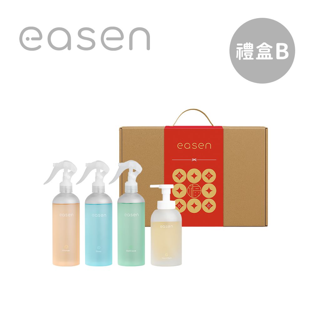 植萃循環禮盒組 居家清潔-(廚房+玻璃+浴室+洗手乳-無香)