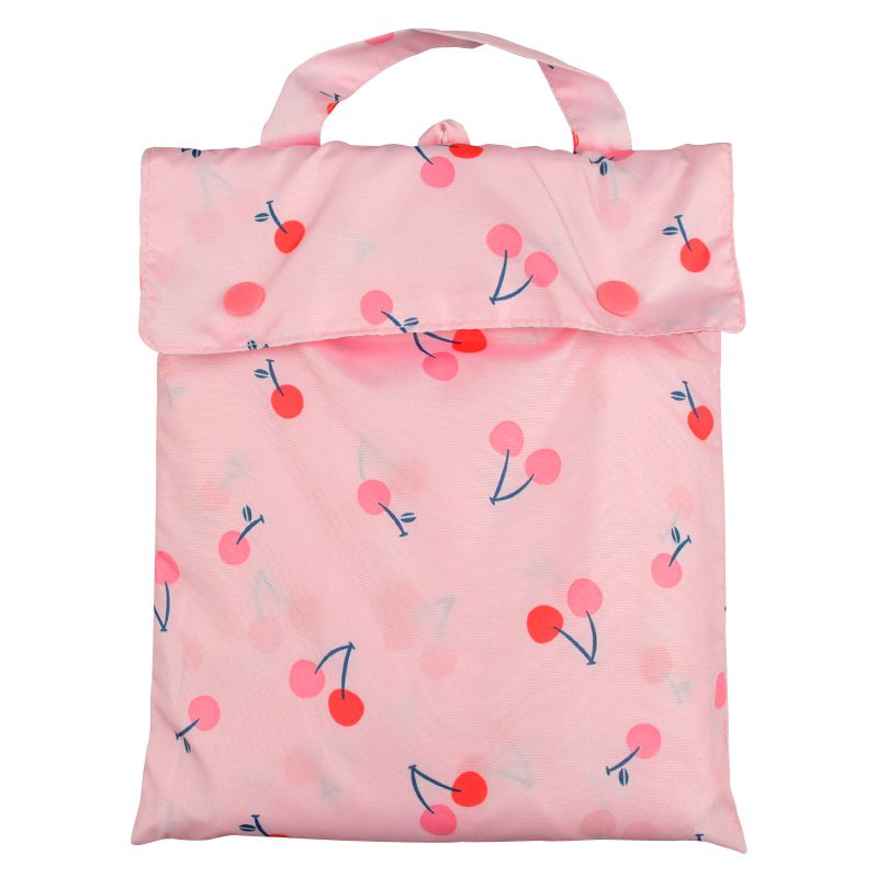 akachan honpo - 強力防潑水雨衣-櫻桃-粉紅色