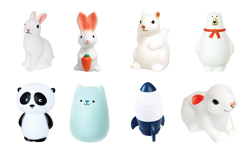 英國 Rex London - 可愛造型小夜燈-可愛熊貓