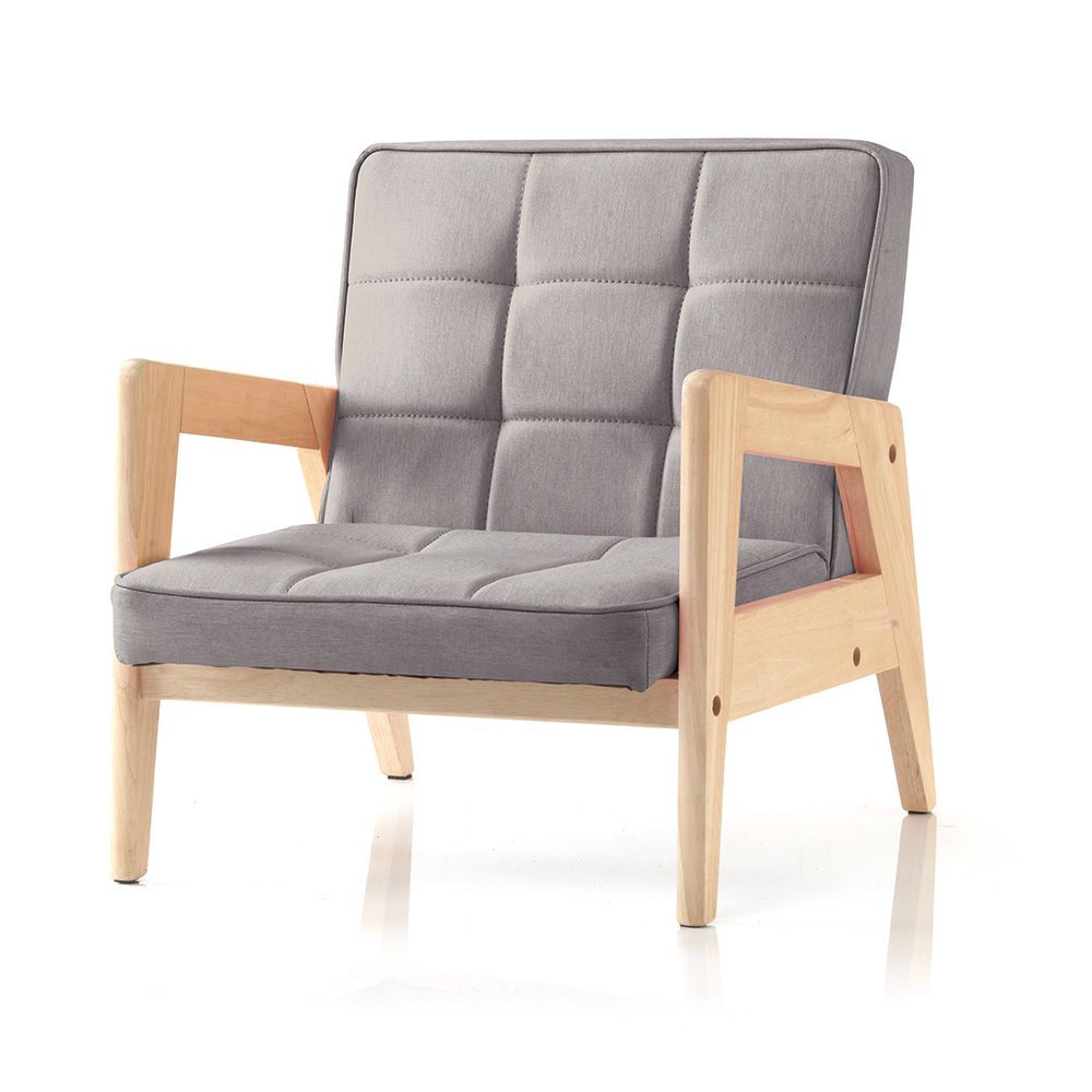 Comodo兒童時尚小沙發（ 單人 ）-亞麻灰