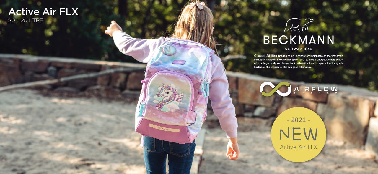 Beckmann - 護脊書包 30L-極光藍