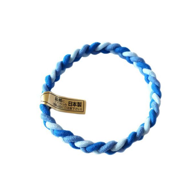 日本 Melody Accessory - 日本製 專利耐用麻花編織髮圈(5入組)-墨綠棕