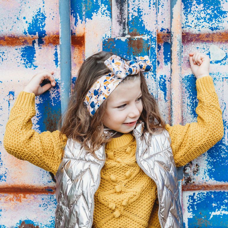 波蘭UL&KA - HBP-56 波蘭手工寬版髮帶-La Luna