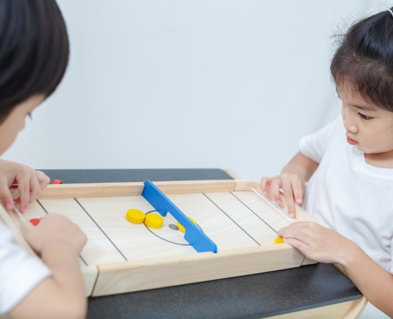 泰國 Plantoys - 桌上擂台-沙狐球二合一彈彈樂