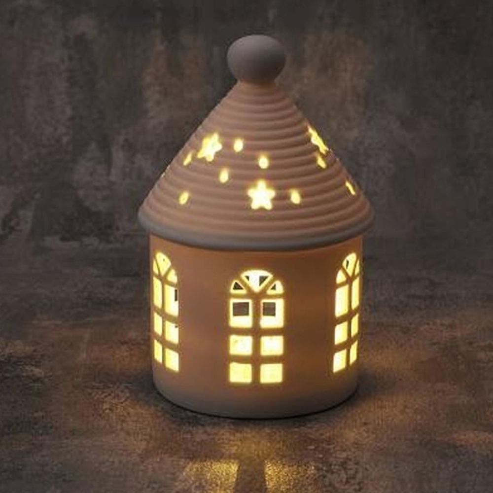 KAMEYAMA CANDLE HOUSE - 聖誕造型燈飾/耶誕氛圍-星空圓屋-8.8x8.8x13.8cm