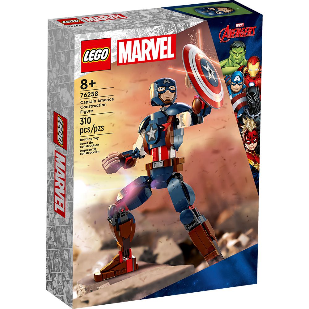 樂高 LEGO - 樂高積木 LEGO《 LT76258 》SUPER HEROES 超級英雄系列 - Captain America Construction Figure