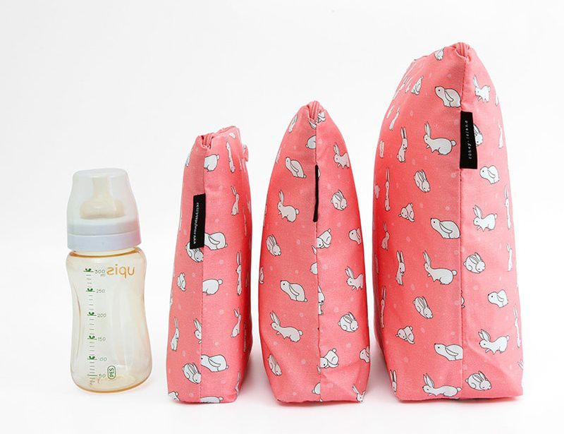 韓國 Coney Island - 防水多功能收納袋-粉紅小兔