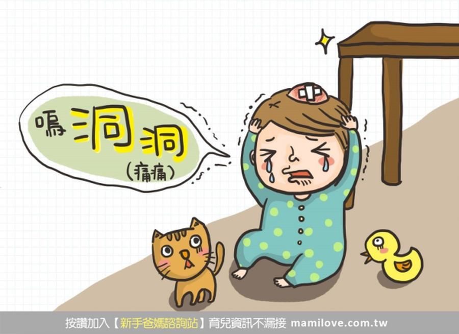 寶寶撞到頭了!怎麼辦?