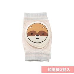 JoyNa - 可愛動物加厚護膝 透氣材質(共3雙入)-灰色1雙+隨機2雙