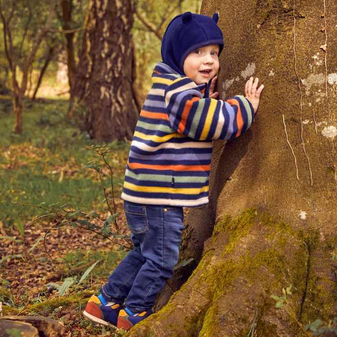 英國 JoJo Maman BeBe - 四合一多功能防水保暖連帽外套-黃色綵帶