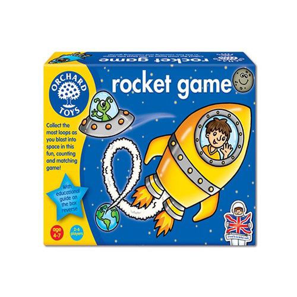 英國 Orchard toys - 桌遊-數量加減-火箭衝衝衝 Rocket Game-4歲以上