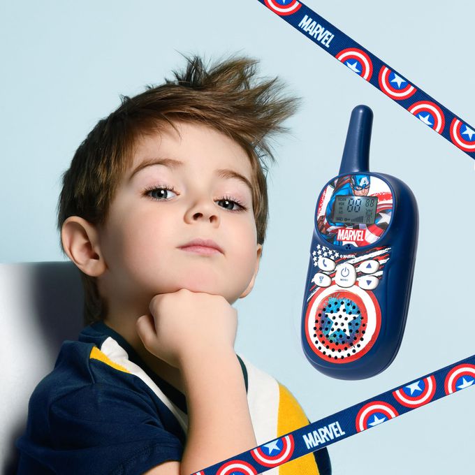 infoThink - 【超值二入組】對講機-蜘蛛人(新版)+美國隊長