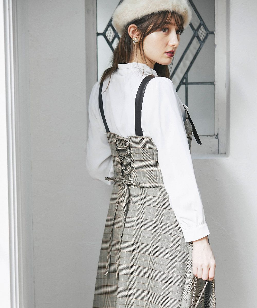 日本 tocco-closet - 蝴蝶紐結細針織上衣-天使白