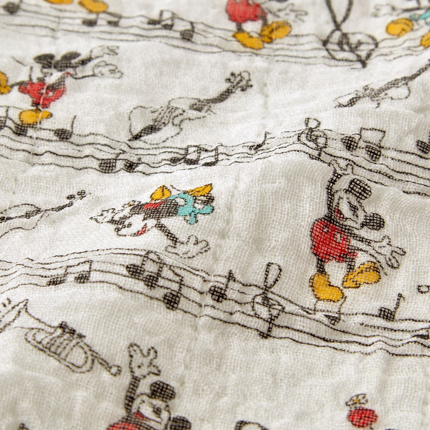 日本千趣會 - 日本製 迪士尼 奈良蚊帳生地吸水抹布-米妮粉色花朵 (30×40cm)