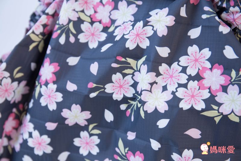 日本 MARNA - Shupatto 秒收摺疊購物袋-和風特別款-櫻花 (M(30x35cm))-耐重5kg / 14.5L