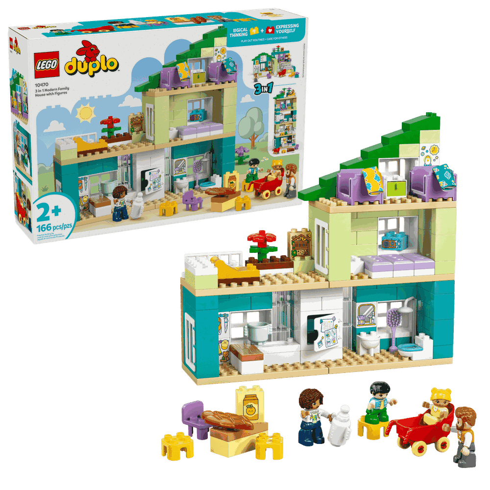 LEGO 10470 3 合 1 現代住家玩偶組 3 in 1 Modern Family House with Figures