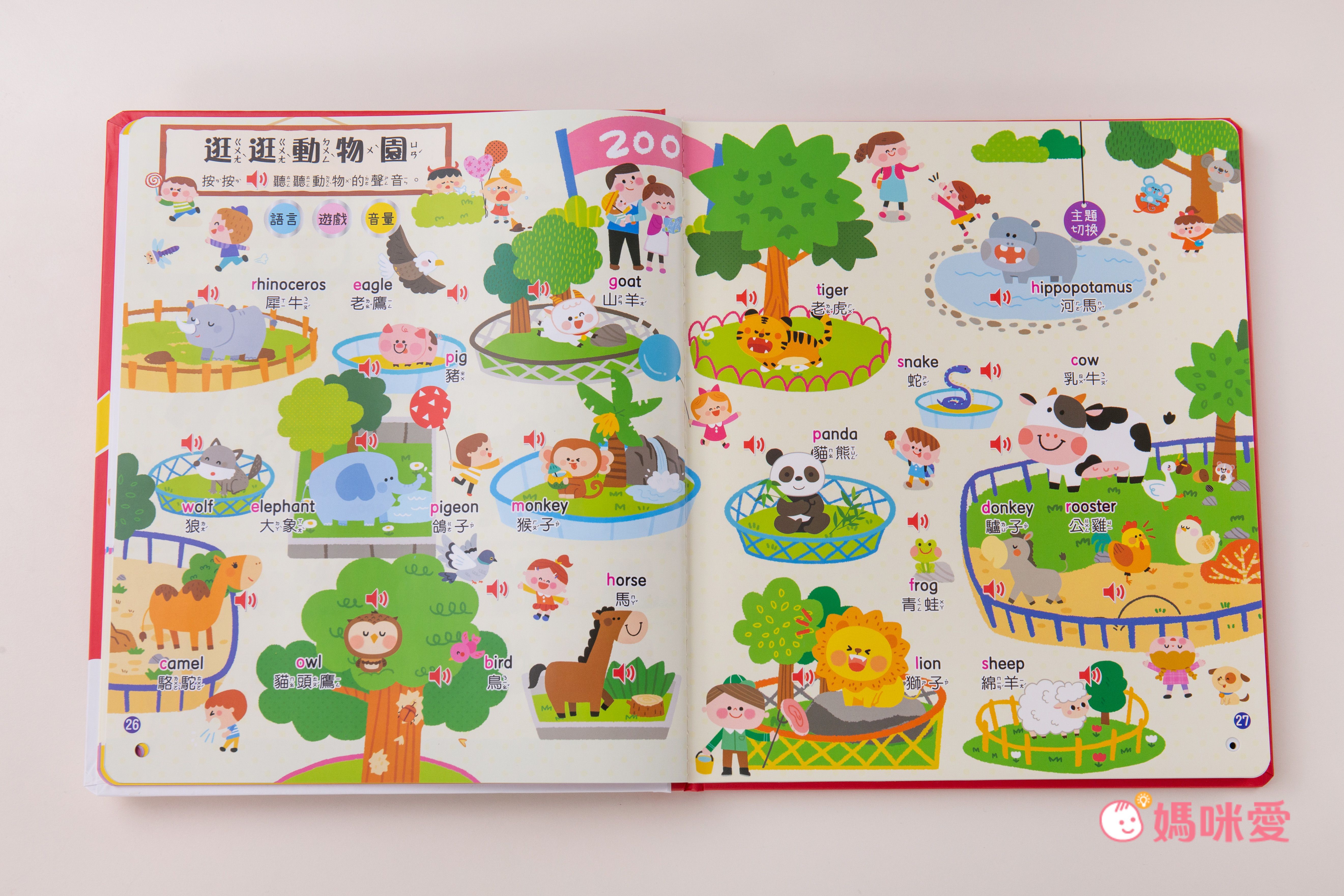 新品上市【幼福】手指按按ABC單字拼音點讀書