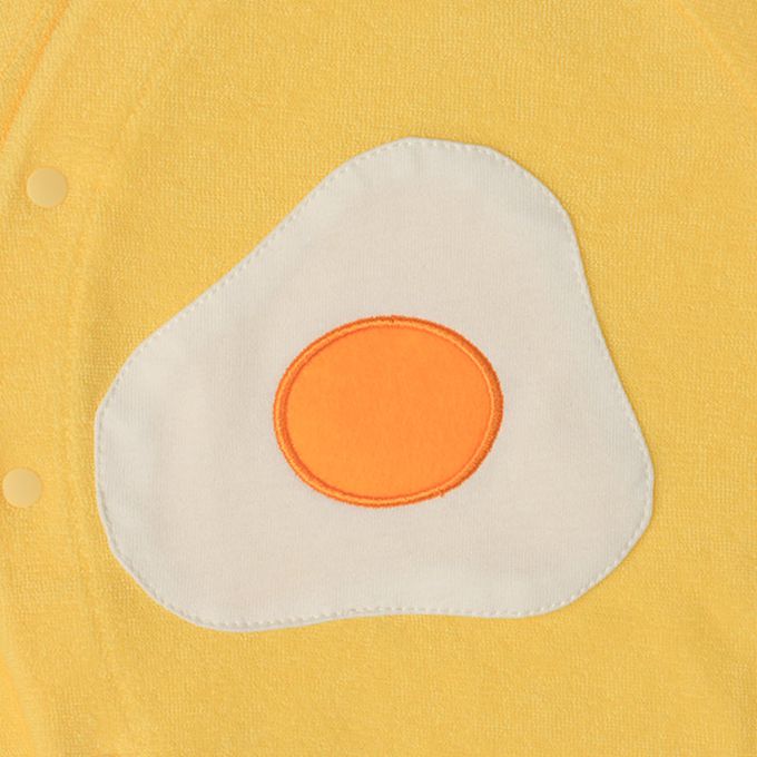 akachan honpo - 長袖造型連身衣-附帽子 小雞-黃色 (50~60cm)