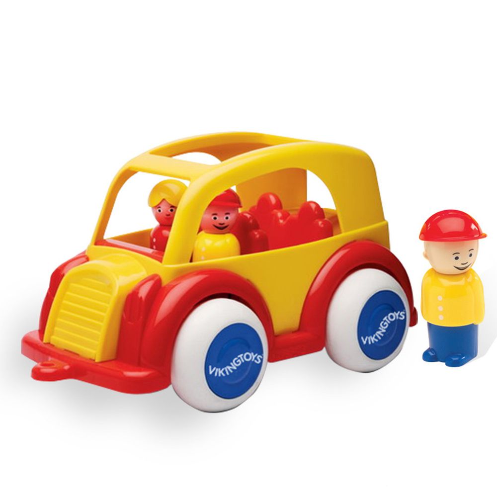 瑞典Viking toys - Jumbo Taxi 達克斯車車(含2隻人偶)-25cm