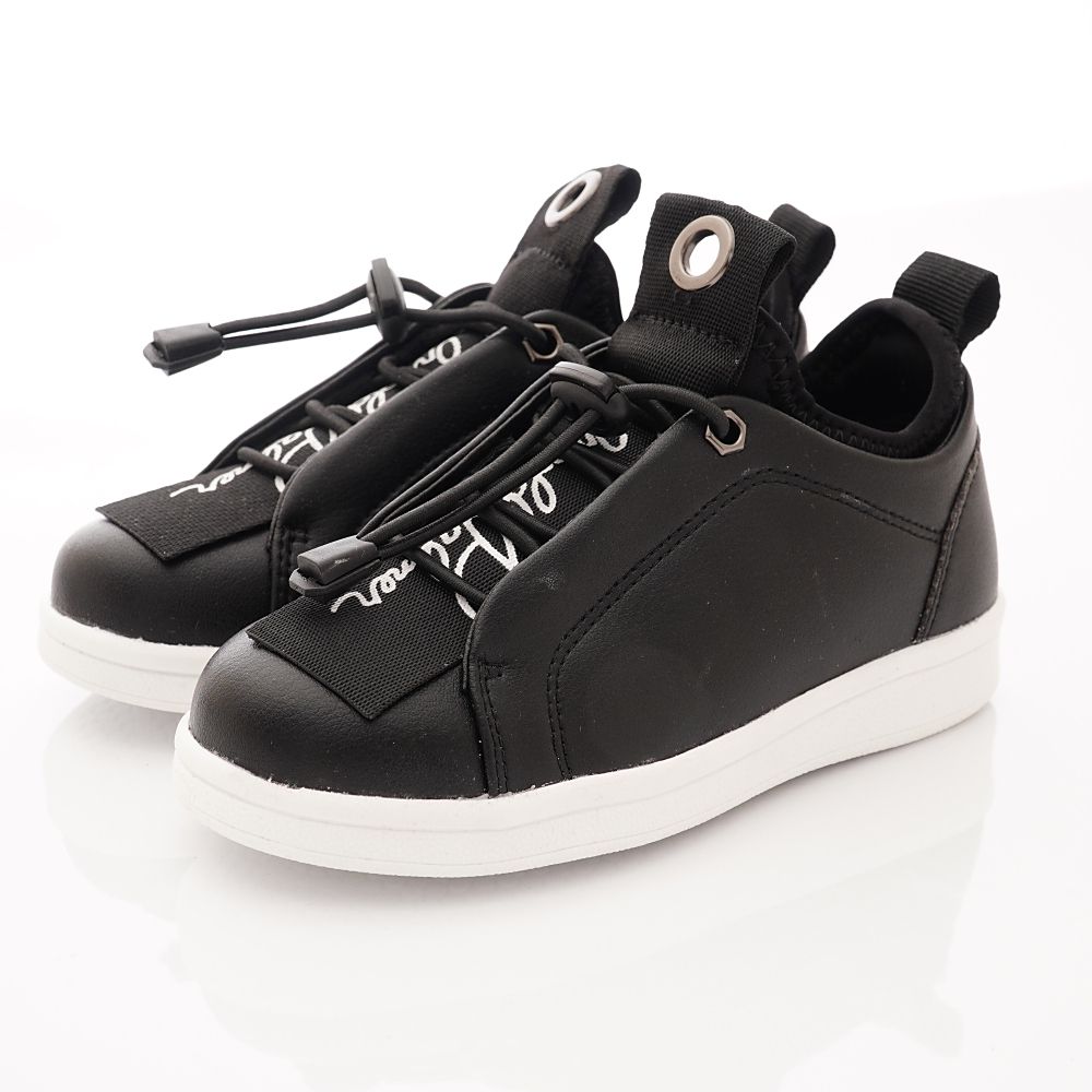 Arnold Palmer 雨傘牌 - 專櫃童鞋-韓風休閒雅痞專櫃款(中小童段)-黑-台碼=尺寸cm