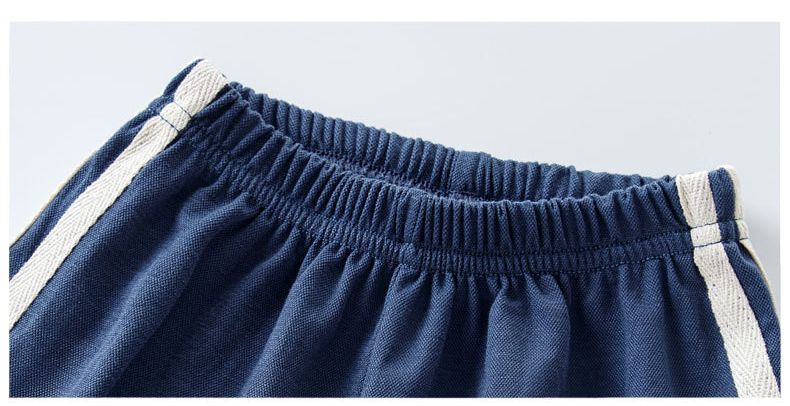 冰絲涼感運動風防蚊褲/空調褲-橘色