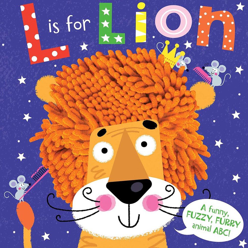 L is for Lion 獅子毛毛觸摸書