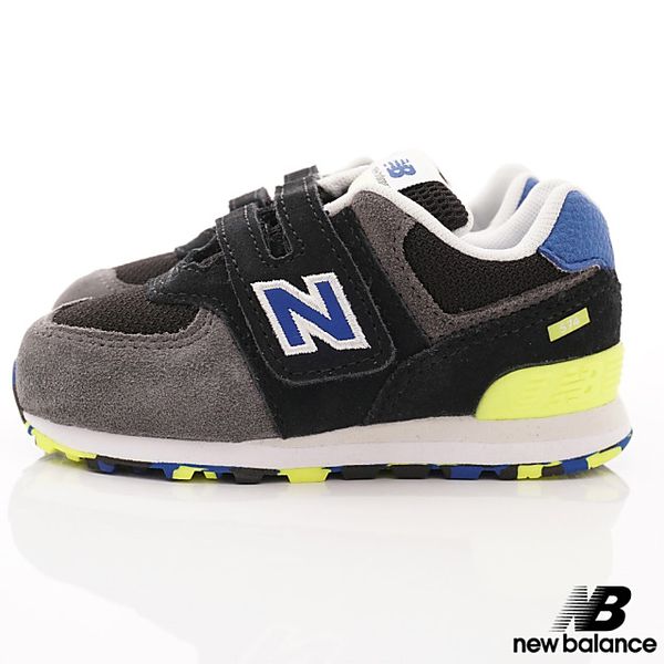 New Balance - New Balance慢跑鞋-574機能慢跑款(小童段)-黑