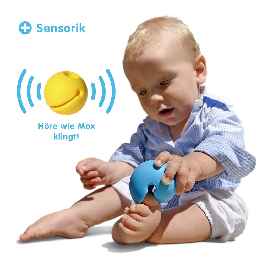 Mox大嘴小球-小手捏捏樂-3入組-彩虹