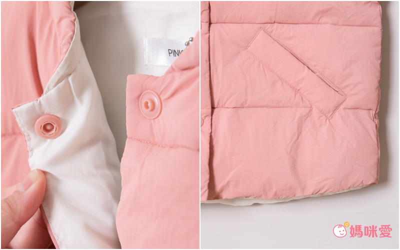 韓國 PINK151 - 輕量保暖羽絨背心-奶油白