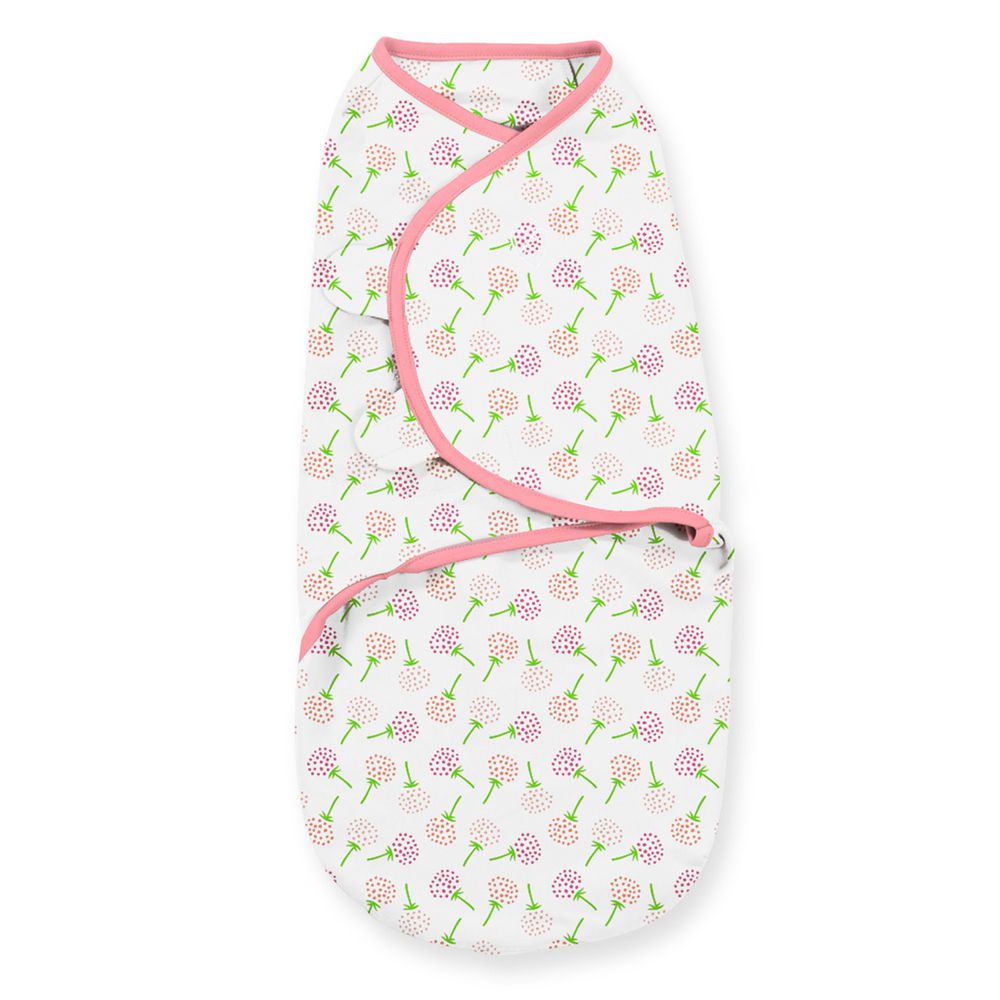 Summer Infant - 聰明懶人育兒包巾-粉漫花朵-適用年齡：0~3個月