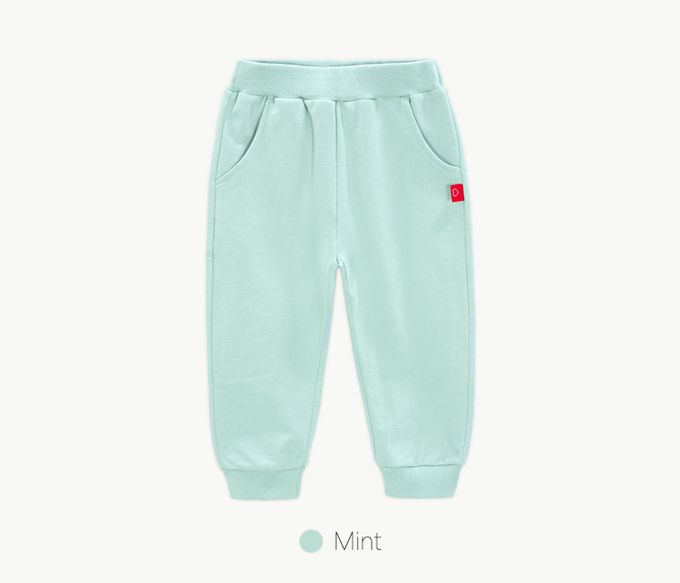 韓國 Care Bears - 聯名款熊熊印假兩件長袖套裝-湖水綠